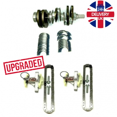 Crankshaft, Main and big end bearings, Timing chain kit fit to Land Rover Discovery / Range Rover Sport TDV6 3.0 engines